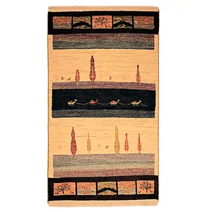 گبه دستباف یک متری گالری نور کد H1817