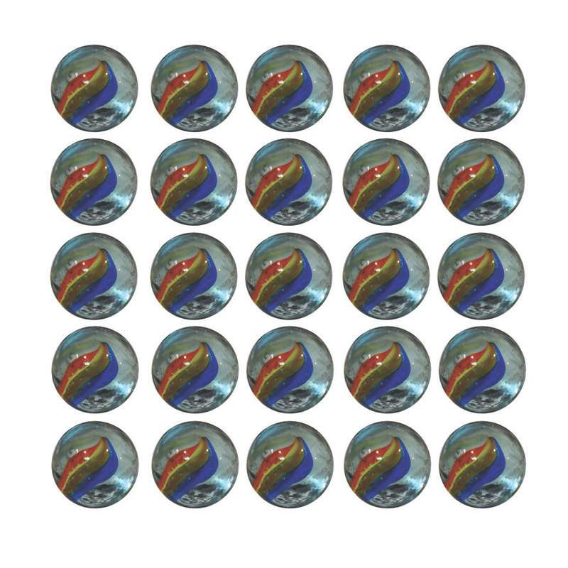 تیله بازی طرح درشت کد 26mm بسته 25 عددی