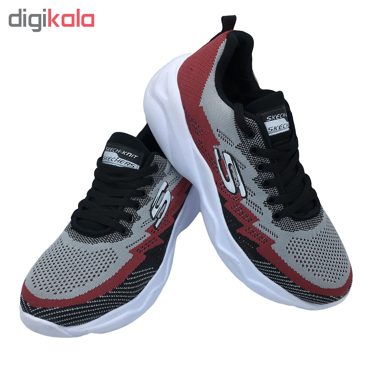 کفش مخصوص پیاده روی مردانه مدل s-j رنگ زرشکی 