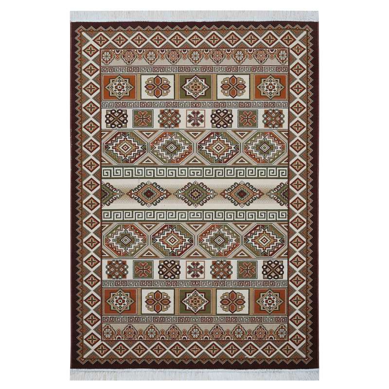 گلیم ماشینی دنیای فرش طرح گبه گلیم ماشینی دنیای فرش طرح گبه