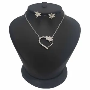 نیم ست نقره زنانه ترمه 1 طرح فرشته کد AR84