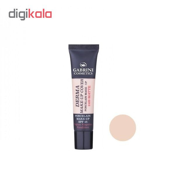 کرم پودر گابرینی مدل Derma شماره 101 حجم 40 میلی لیتر
