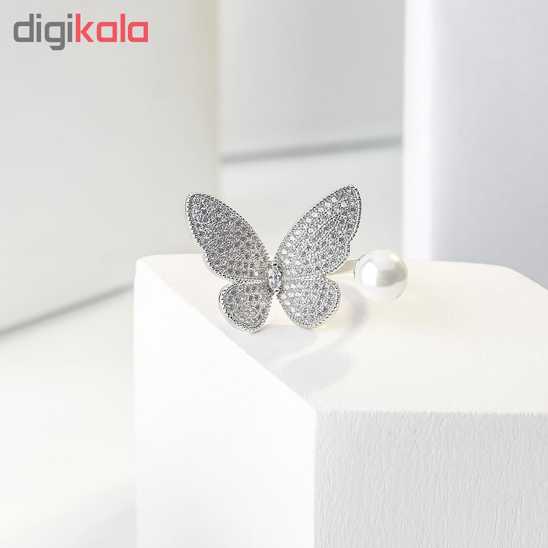 انگشتر زنانه طرح پروانه کد R1062