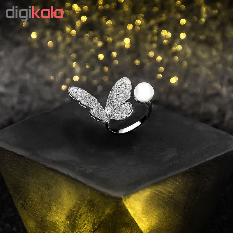 انگشتر زنانه طرح پروانه کد R1062