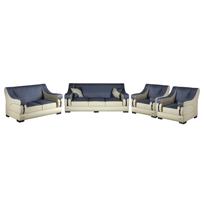 مبل راحتی هفت نفره چشمه نور کد MA-406/CR-DBL