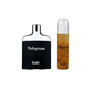 Sclaree Telegram Eau De Parfum For Men 82 ml With Sclaree Telegram Body Splash For Men 250 ml