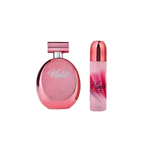 ادوپرفیوم زنانه اسکلاره مدل Violet حجم 75 میلی لیتر به همراه اسپری خوشبو کننده بدن زنانه مدل Violet حجم 230 میلی لیتر