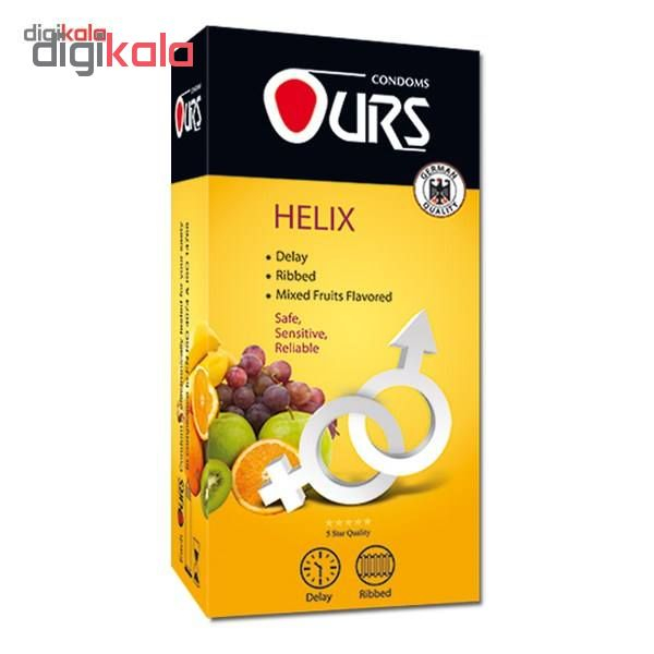 کاندوم اورز مدل HELIX بسته 12 عددی به همراه کاندوم مدل CLASIC بسته 12 عددی