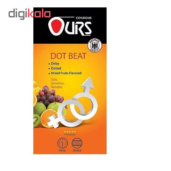 کاندوم اورز مدل HELIX بسته 12 عددی به همراه کاندوم مدل DOT BEAT بسته 12 عددی