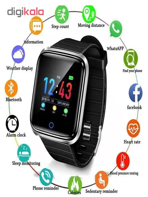 ساعت هوشمند مدل Smrt-d28 به همراه بند
