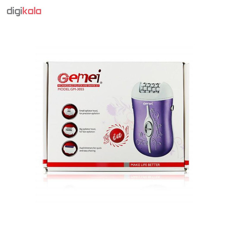 اپیلاتور جیمی مدل GM-3055 اپیلاتور جیمی مدل GM-3055
