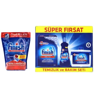 مجموعه شوینده ظروف فینیش مدل Hepsi 1 Arada Max مجموعه 4 عددی