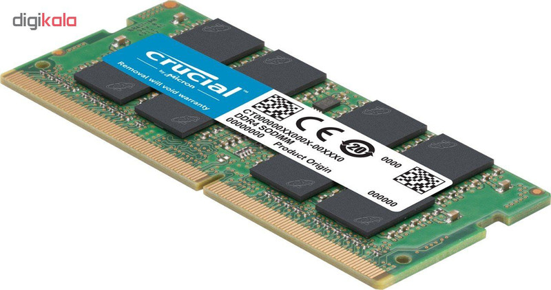 رم لپ تاپ DDR4 دو کاناله 2666 مگاهرتز CL19 کروشیال ظرفیت 16 گیگابایت 