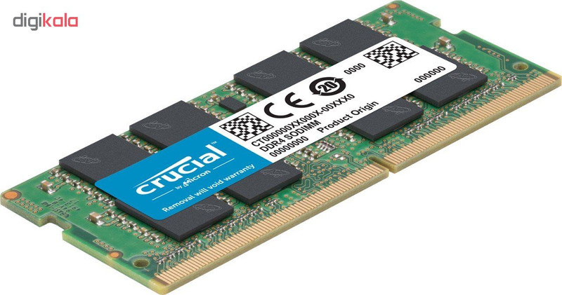 رم لپ تاپ DDR4 دو کاناله 2666 مگاهرتز CL19 کروشیال ظرفیت 16 گیگابایت 