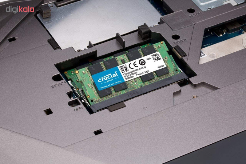 رم لپ تاپ DDR4 دو کاناله 2666 مگاهرتز CL19 کروشیال ظرفیت 16 گیگابایت 