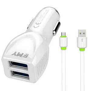 شارژر فندکی امی مدل MY-112 به همراه کابل تبدیل microUSB
