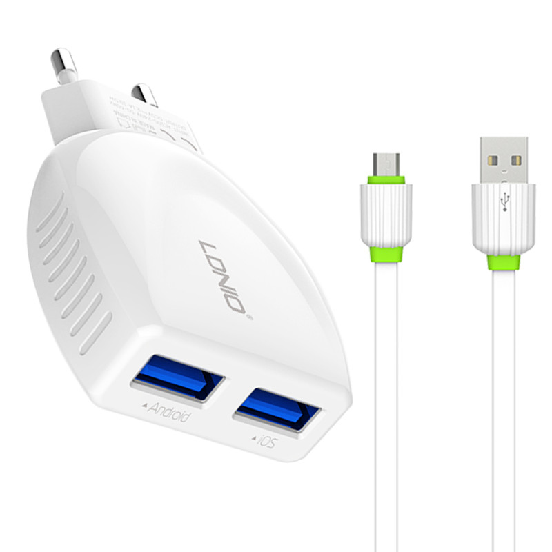 شارژر دیواری امی مدل  MY-221 به همراه کابل تبدیل microUSB