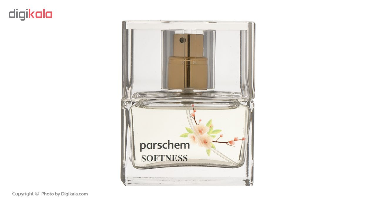 عطر جیبی زنانه پارسکم مدل Softness حجم 30 میلی لیتر