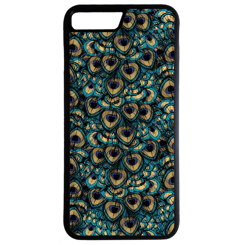 کاور طرح طاووس کد 11053952 مناسب برای گوشی موبایل اپل iphone 7 plus/8 plus
