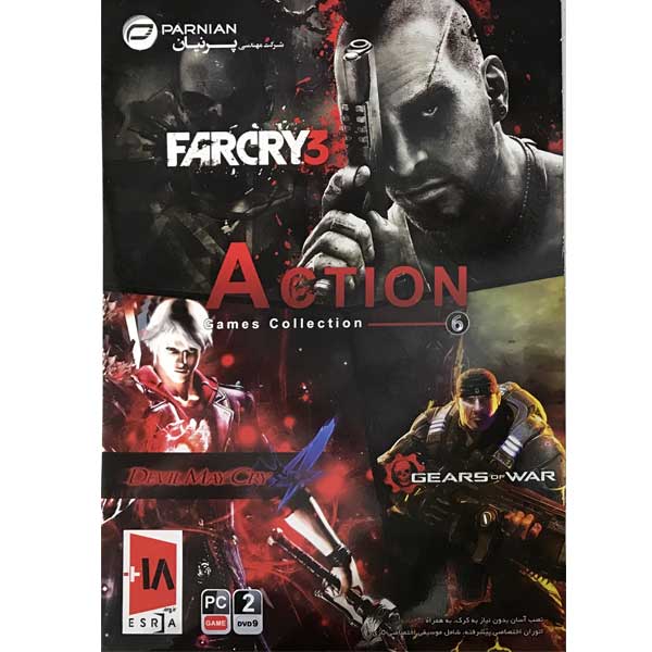 مجموعه بازی action games collection 6 مخصوص pc نشر پرنیان