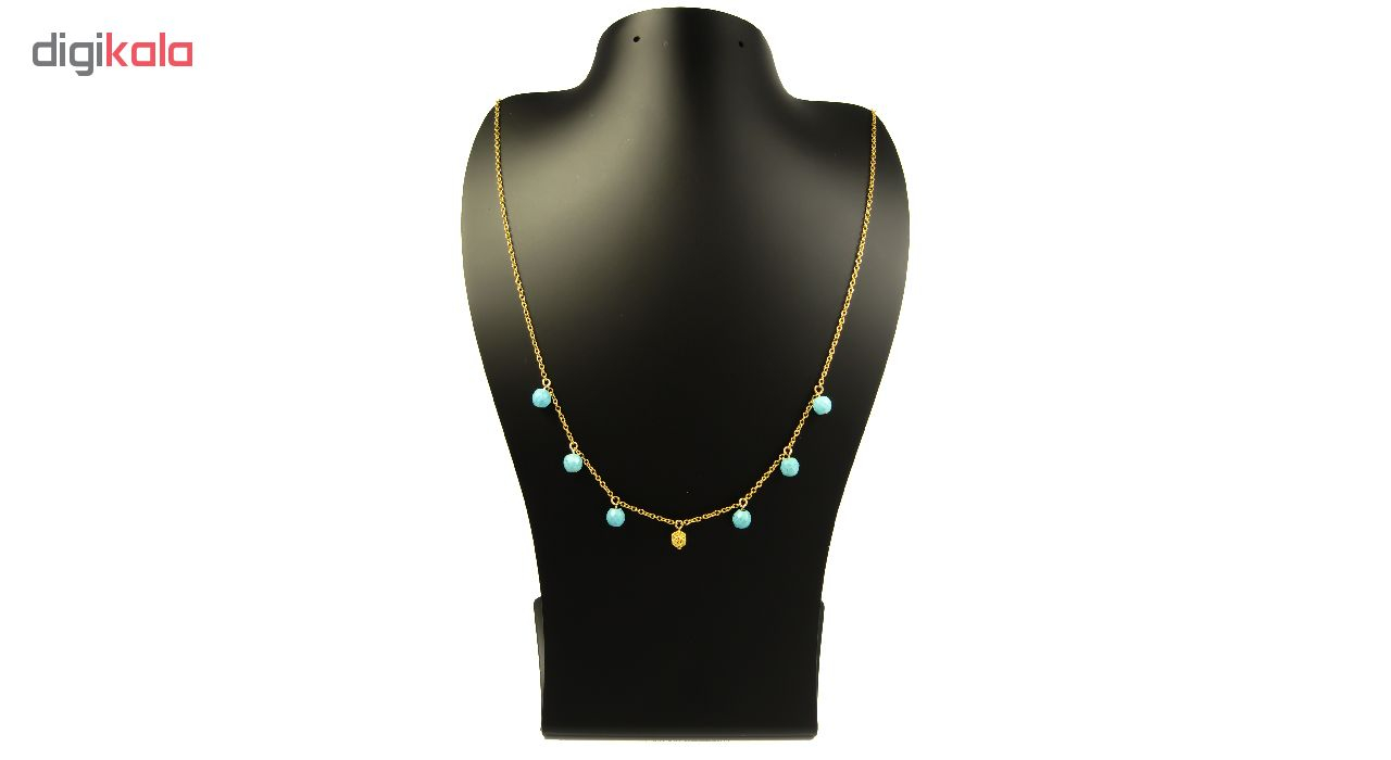 گردنبند طلا 18 عیار زنانه مانچو مدل sfg633