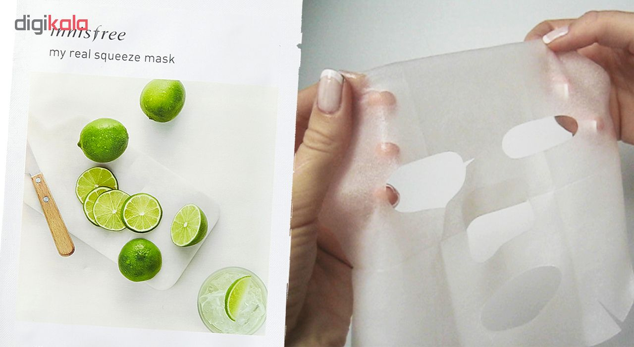 ماسک صورت اینیس‌فری مدل Lime حجم 20 میلی لیتر