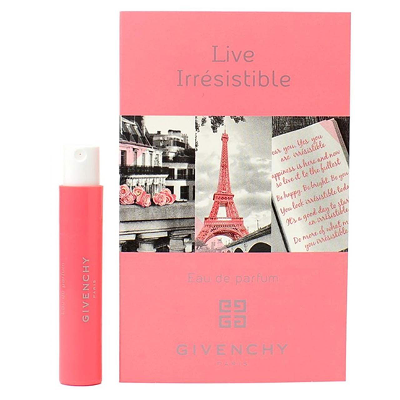 عطر جیبی زنانه ژیوانشی مدل Live Irresistible Eau de Parfum حجم 1 میلی لیتر -  - 1