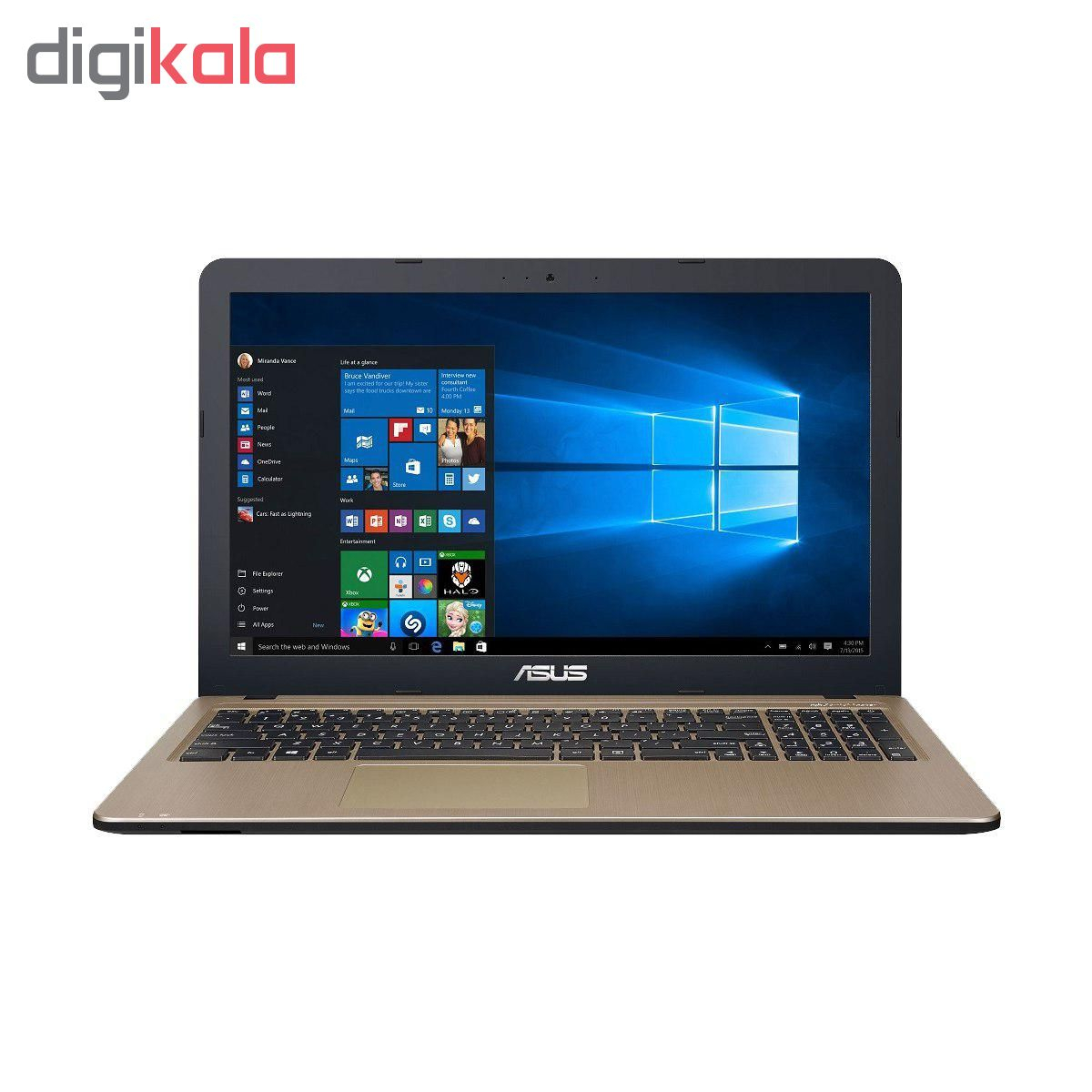 لپ تاپ 15 اینچی ایسوس مدل VivoBook X540UB - RZ لپ تاپ 15 اینچی ایسوس مدل VivoBook X540UB - RZ