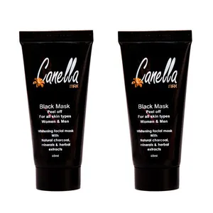 ماسک صورت کنلامکس مدل Black حجم 60 میلی لیتر بسته 2 عددی