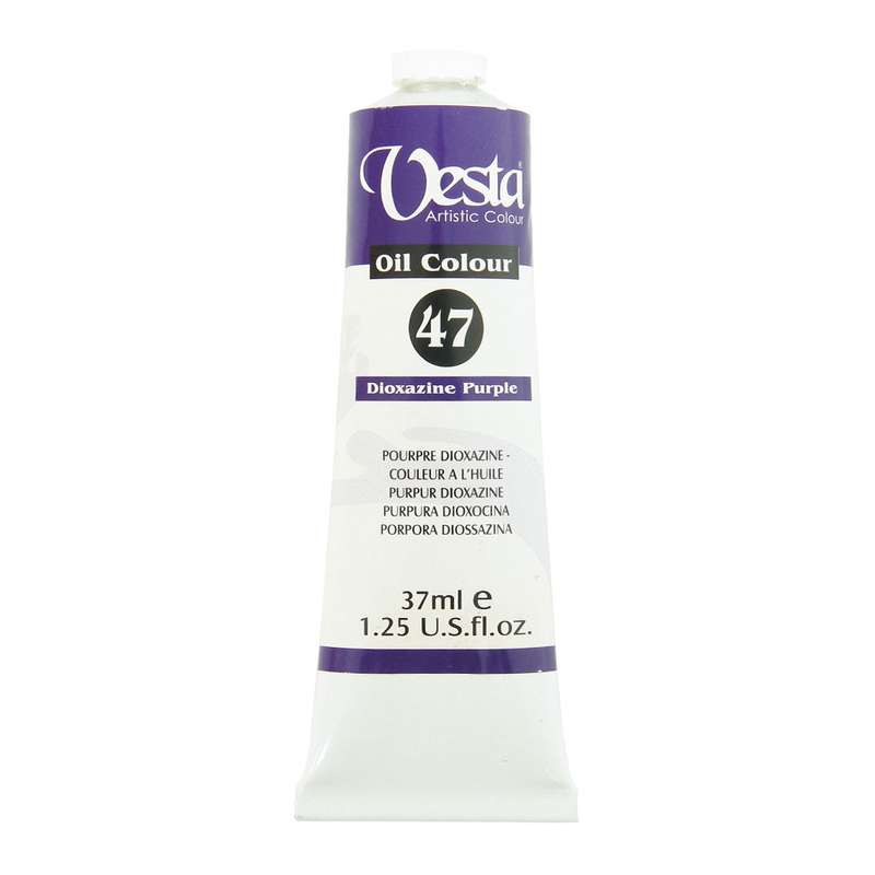 رنگ روغن وستا مدل Dioxazine Purple 47 حجم 37 میلی لیتر رنگ روغن وستا مدل Dioxazine Purple 47 حجم 37 میلی لیتر