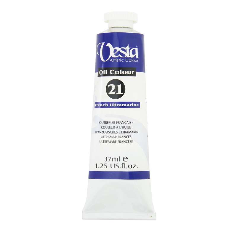 رنگ روغن وستا مدل French Ultramarine 21 حجم 37 میلی لیتر رنگ روغن وستا مدل French Ultramarine 21 حجم 37 میلی لیتر