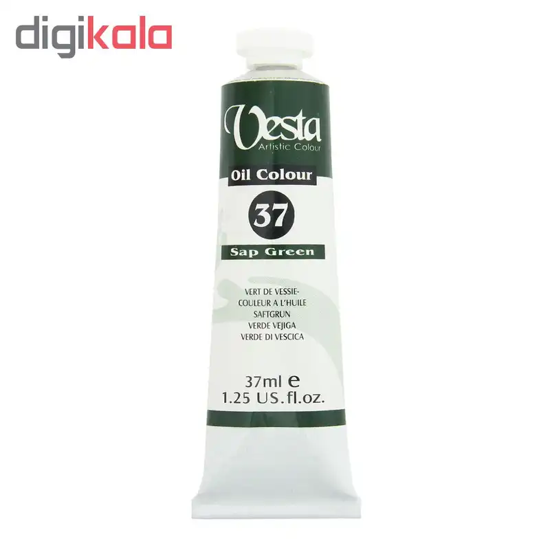 رنگ روغن وستا مدل Sap Green 37 حجم 37 میلی لیتر