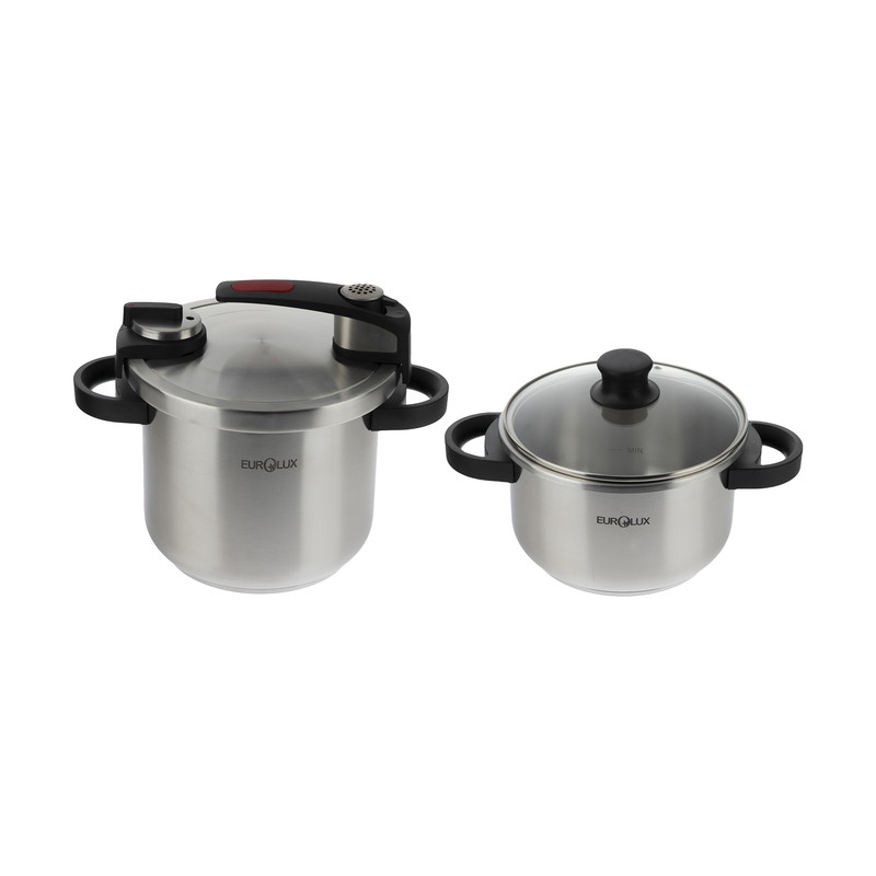 ست زودپز و قابلمه یورولوکس مدل EU-PC6354YSS-5+7L