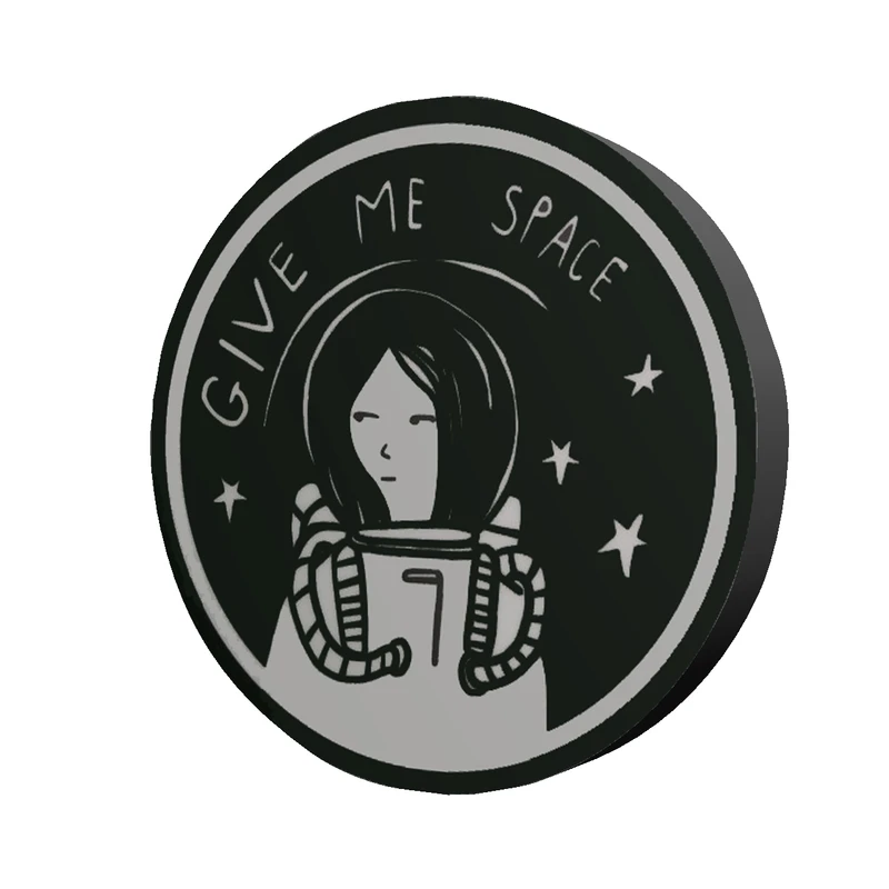 استیکر تزئینی موبایل طرح فضانورد کد 214