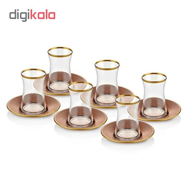 سرویس چایخوری 12پارچه دمیا کد GLM0004