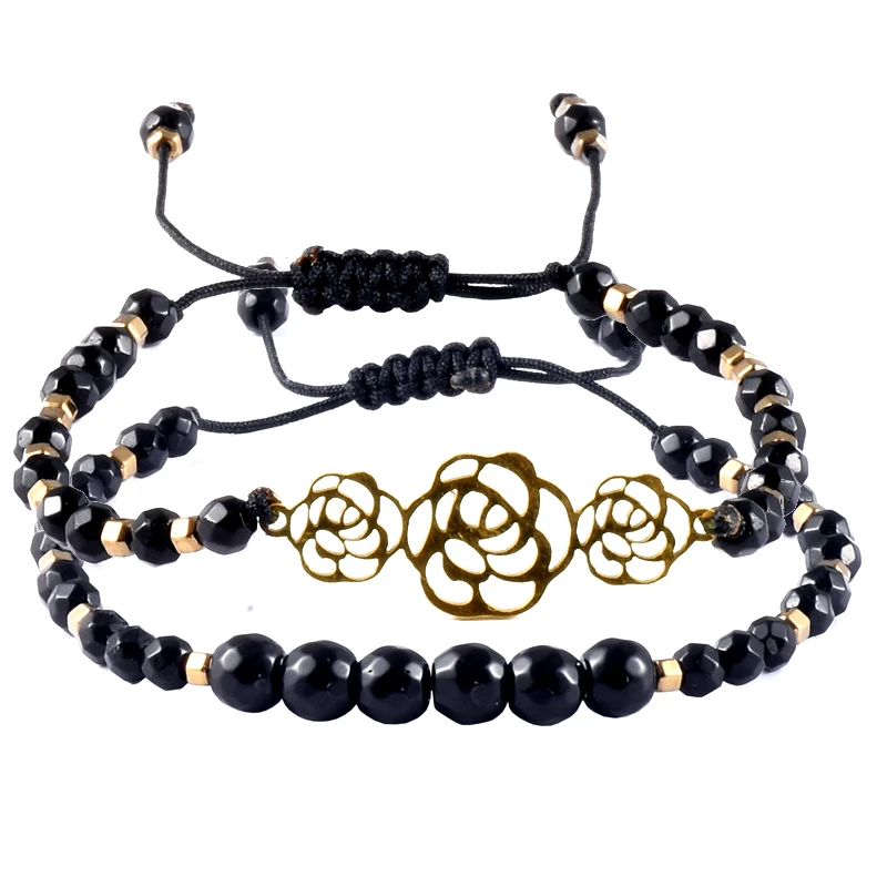 دستبند زنانه شادونه طرح flower مجموعه دوعددی