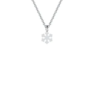 گردنبند نقره زنانه هایکا مدل دانه برف n.ha2_1 862