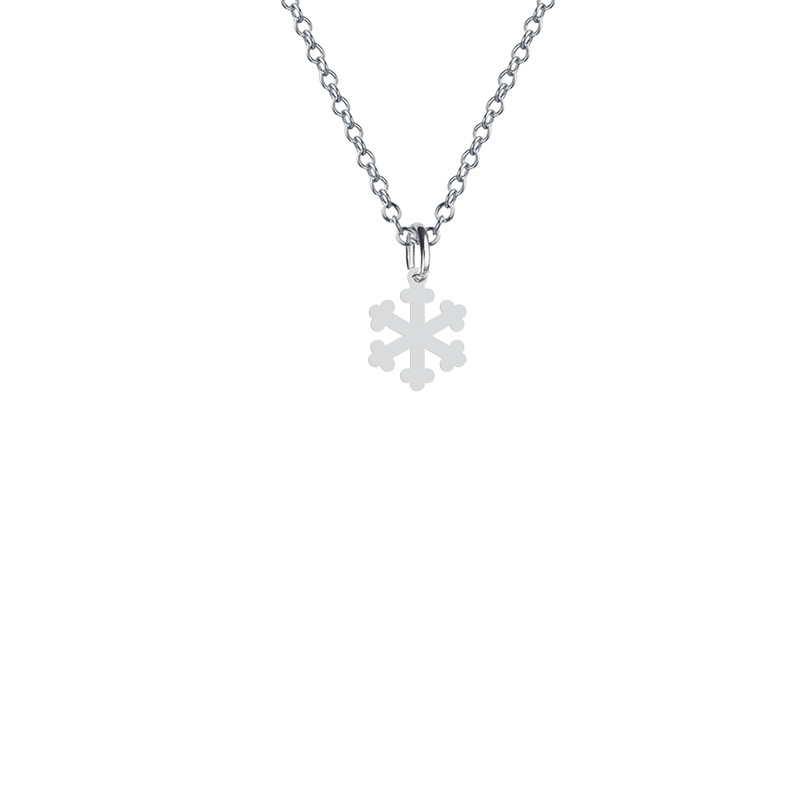 گردنبند نقره زنانه هایکا مدل دانه برف n.ha2_1 862