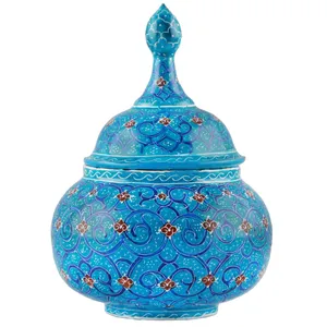 قندان مسی میناکاری طرح ابوالقاسمی کد 170156