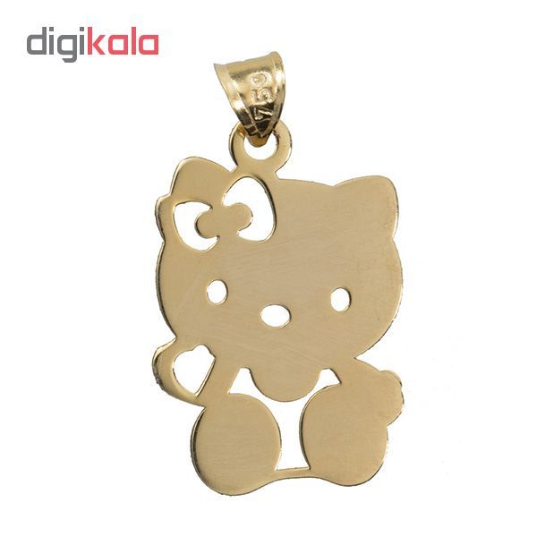 آویز گردنبند طلا 18 عیار زنانه کد DG044 -  - 2