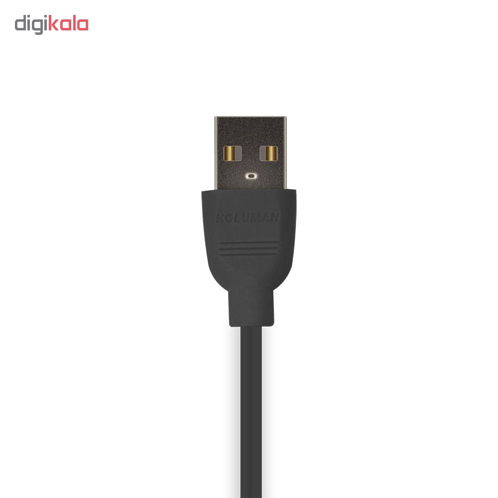 کابل تبدیل USB به microUSB کلومن مدل KD-28 طول 1 متر