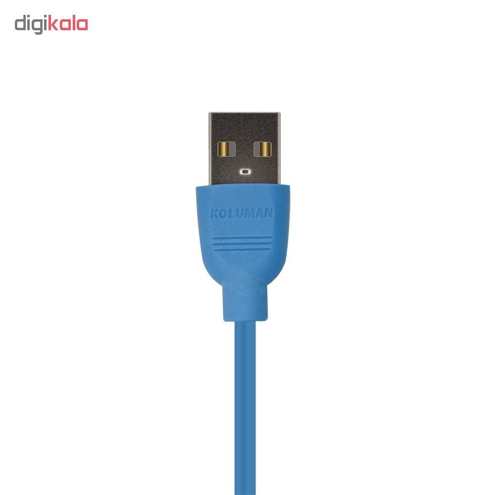 کابل تبدیل USB به microUSB کلومن مدل KD-28 طول 1 متر