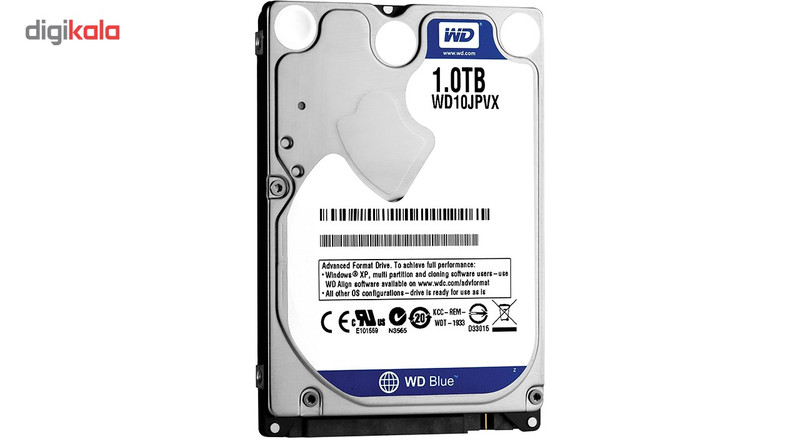 هارددیسک اینترنال وسترن دیجیتال مدل Blue WD10JPVX ظرفیت 1 ترابایت