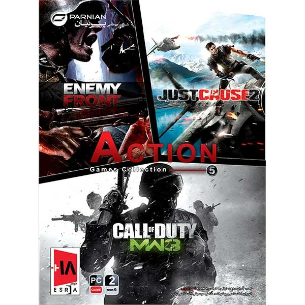 مجموعه بازی action games collection 5 مخصوص pc نشر پرنیان