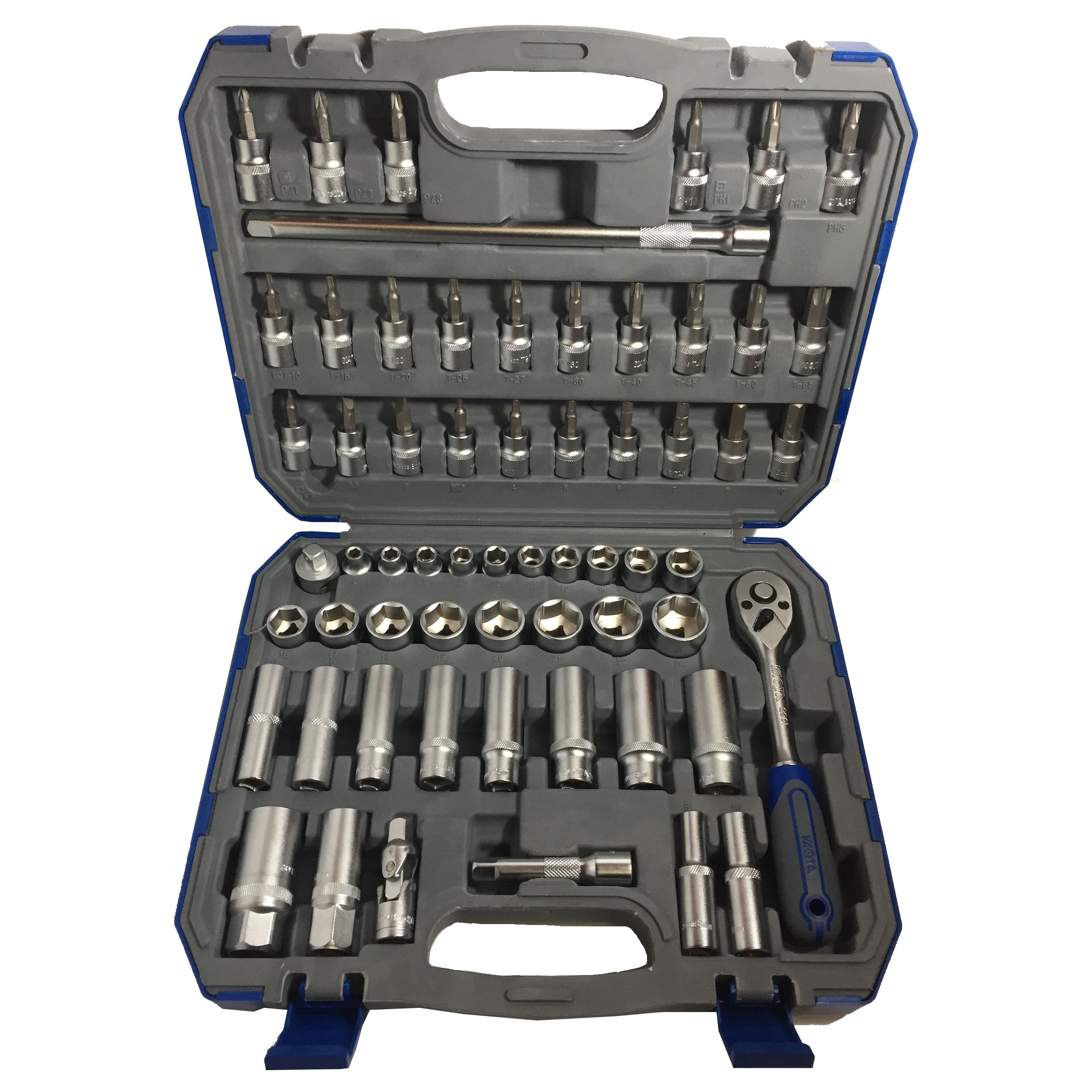 مجموعه 61 عددی آچار و سری بکس واکتا کد 8302