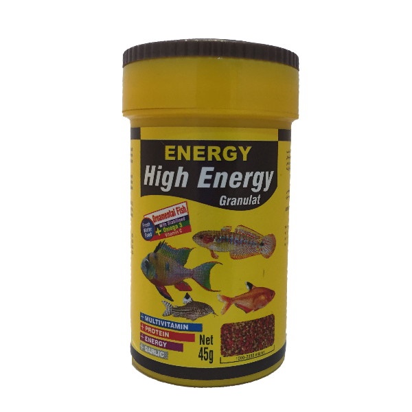 غذا ماهی انرژی مدل High Energy Granulat وزن 45 گرم