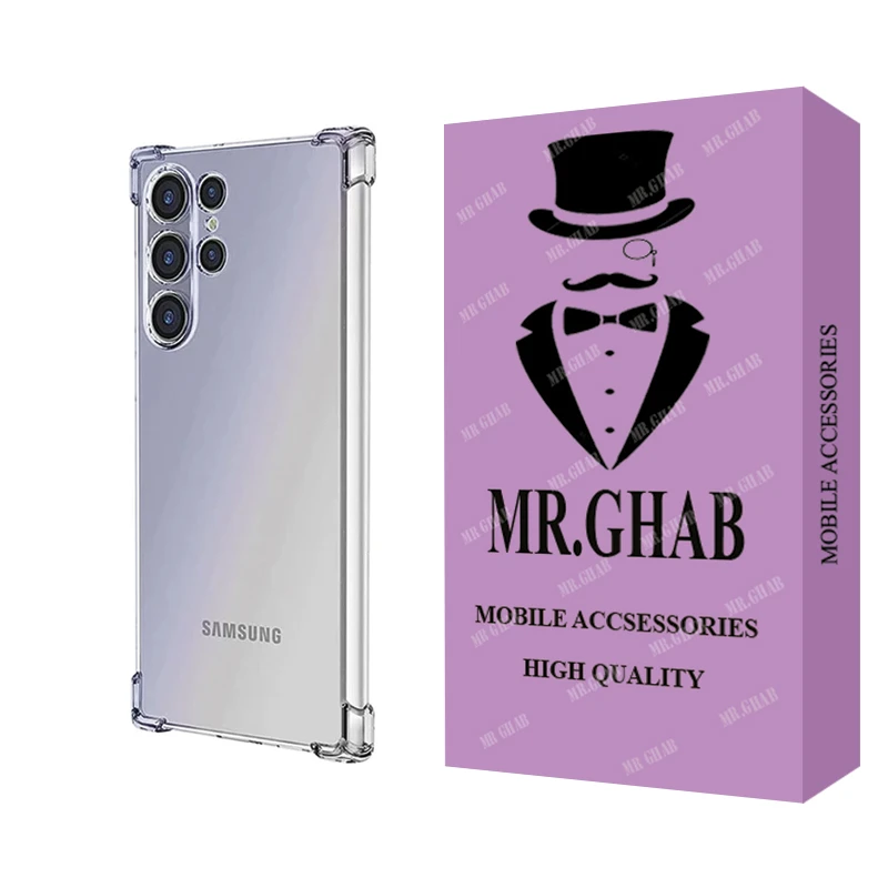 کاور مستر قاب مدل ژله ای مناسب برای گوشی موبایل سامسونگ Galaxy S22 Ultra 5G