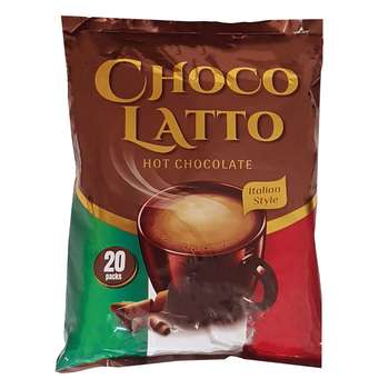 تصویر پودر شکلات داغ چوکولاتو بسته 20 عددی ا Choco Latto Hot Chocolate Pack of 20 Choco Latto Hot Chocolate Pack of 20