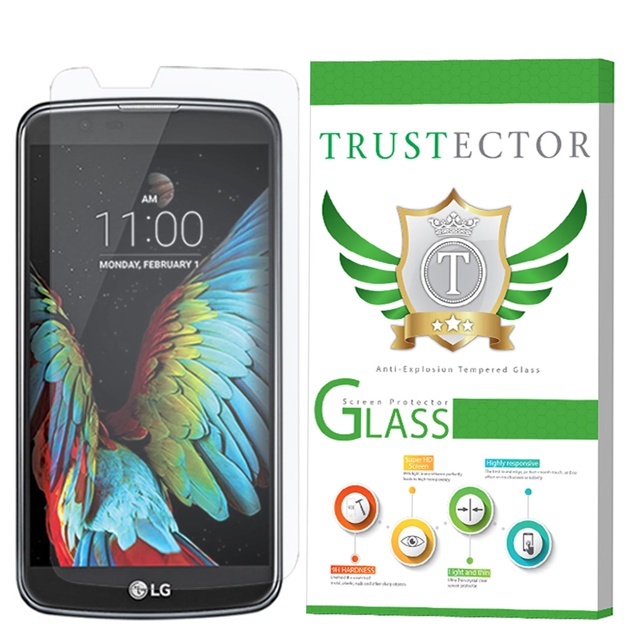نقد و بررسی محافظ صفحه نمایش تراستکتور مدل GLS مناسب برای گوشی موبایل ال جی K10 توسط خریداران