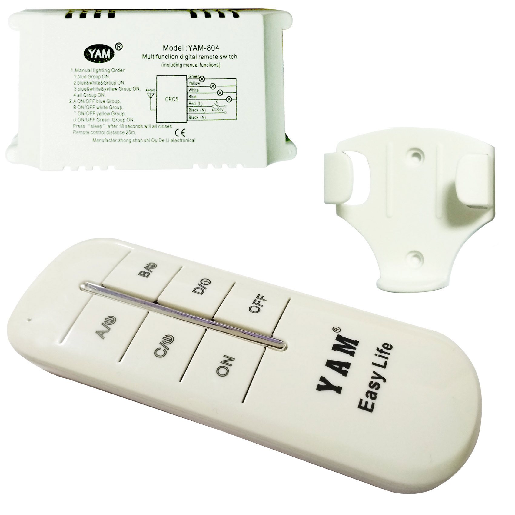 ریموت کنترل روشنایی یام مدل YAM-804